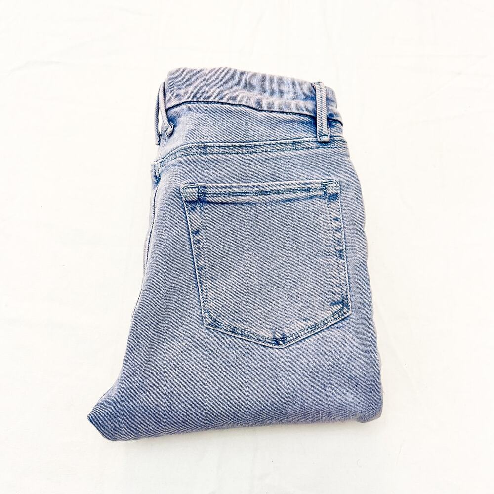 Good American GLS014T Purple Haze 001 Straight Denim Jeans Size 4 / 27